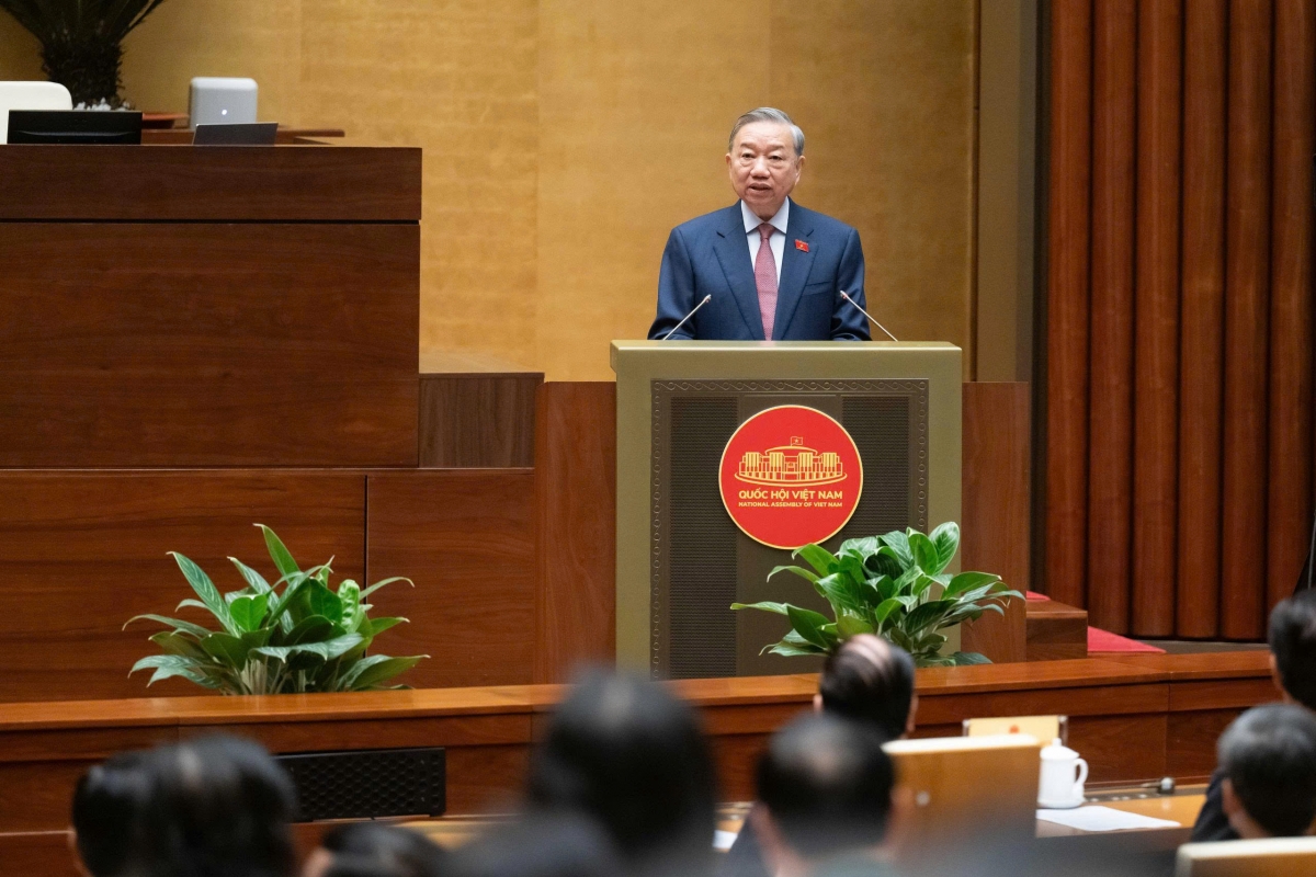 Tổng Bí thư Tô Lâm phát biểu tại Phiên khai mạc Kỳ họp thứ Nhất, Quốc hội khóa XVI
Nguồn: Cổng Thông tin Điện tử Quốc hội