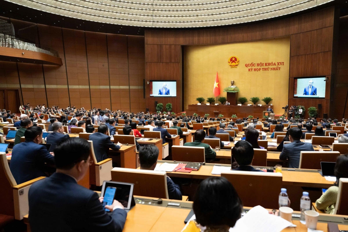 Toàn cảnh Phiên khai mạc Kỳ họp thứ Nhất, Quốc hội khóa XVI
Nguồn: Cổng Thông tin Điện tử Quốc hội