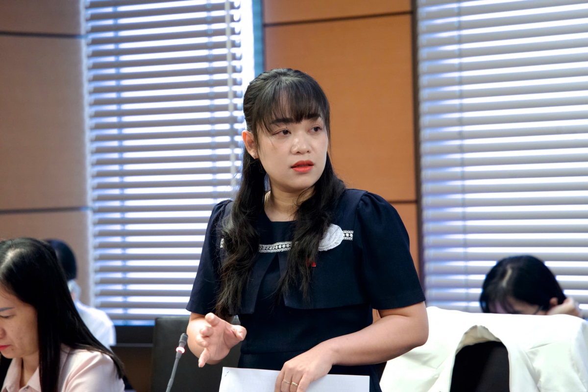 Đại biểu Nguyễn Trần Phương Hà, ĐBQH tỉnh Đồng Nai phát biểu
Ảnh: Cổng Thông tin điện tử Quốc hội