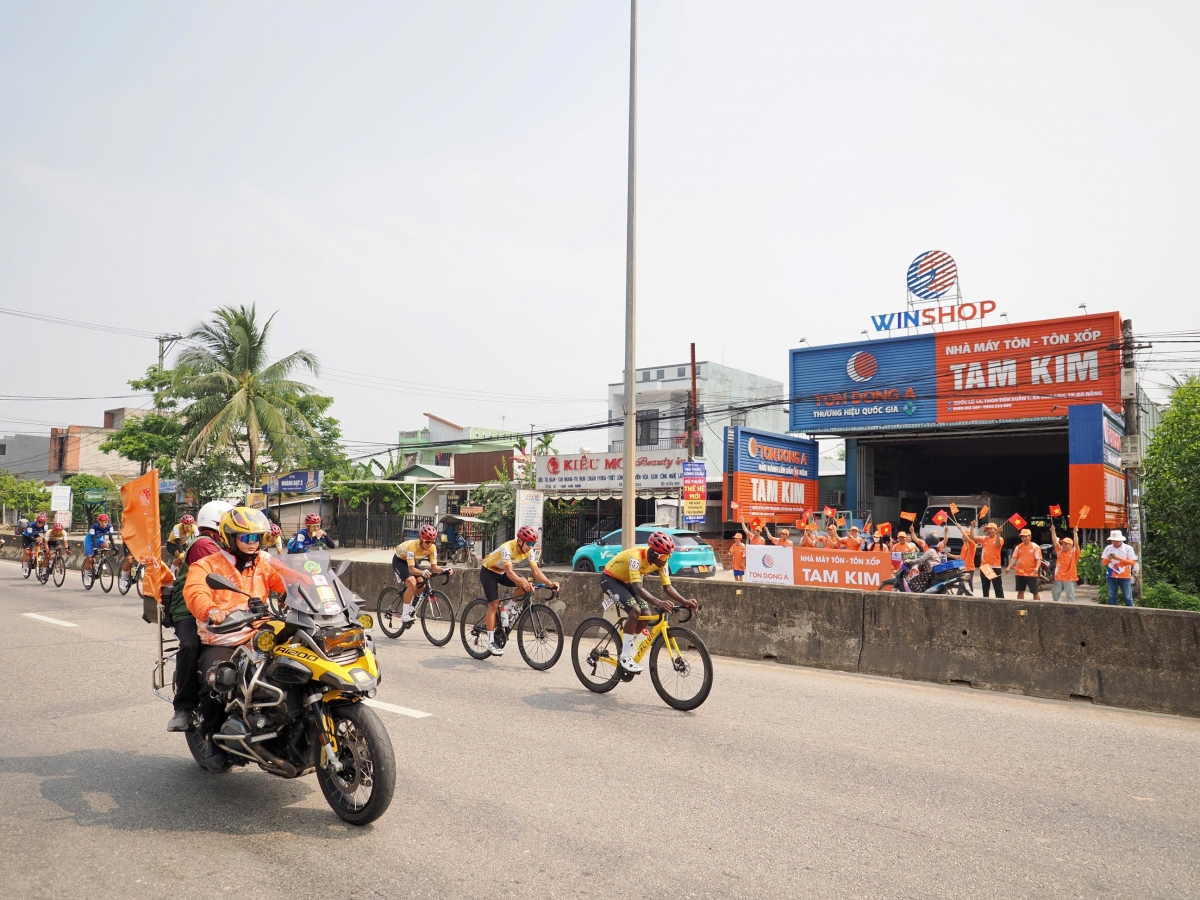 Chặng 11 của cuộc đua từ TP.Đà Nẵng đến Quảng Ngãi có lộ trình thi đấu 130km (ảnh: BTC)