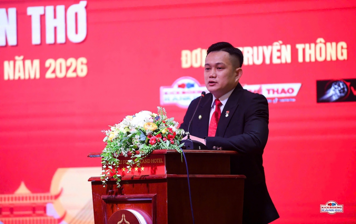 Ông Hồ Thanh Liêm - Chủ tịch Liên đoàn Boxing - Kickboxing thành phố Cần Thơ (ảnh: BTC)