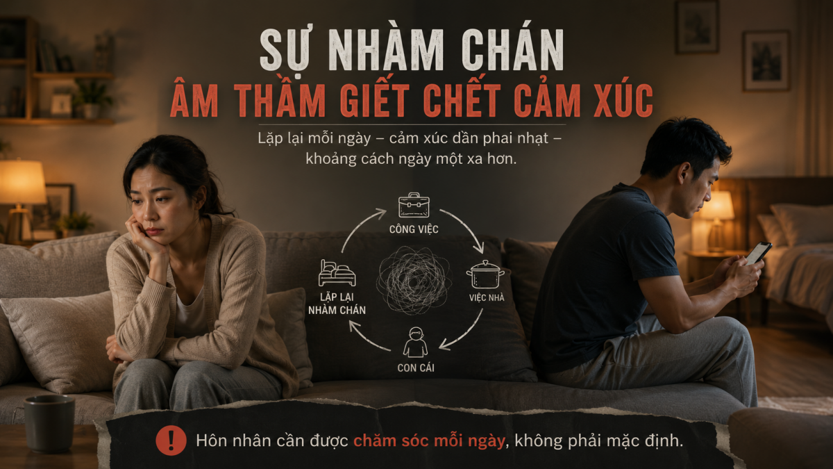 “Khi mọi thứ lặp lại tháng này qua tháng khác, năm này qua năm khác mà không có sự thay đổi, cảm xúc sẽ dần mài mòn đi”, bác sĩ Hà Ngọc Mạnh phân tích. (Ảnh: AI tạo)