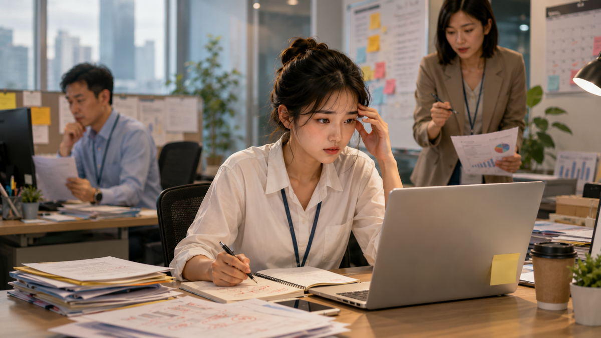 Công việc đầu tiên là phép thử về khả năng thích nghi, trách nhiệm và trưởng thành