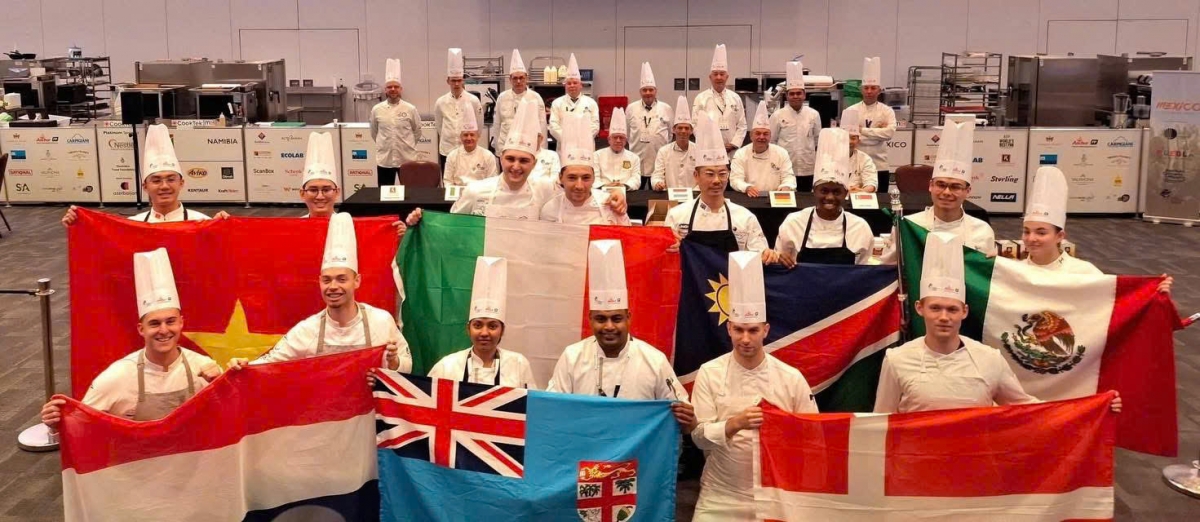 Các đội tuyển đầu bếp tham dự Global Chefs Challenge 2026. Ảnh: BTC
