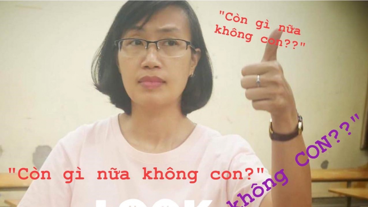 Hình ảnh cô giáo Nguyễn Phương Thanh, giáo viên Ngữ Văn trường THCS Giảng Võ đăng trên trang cá nhân để sẵn sàng tiếp nhận những băn khoăn, lo lắng của học sinh những ngày cận thi. Ảnh: Trang cá nhân cô Phương Thanh
