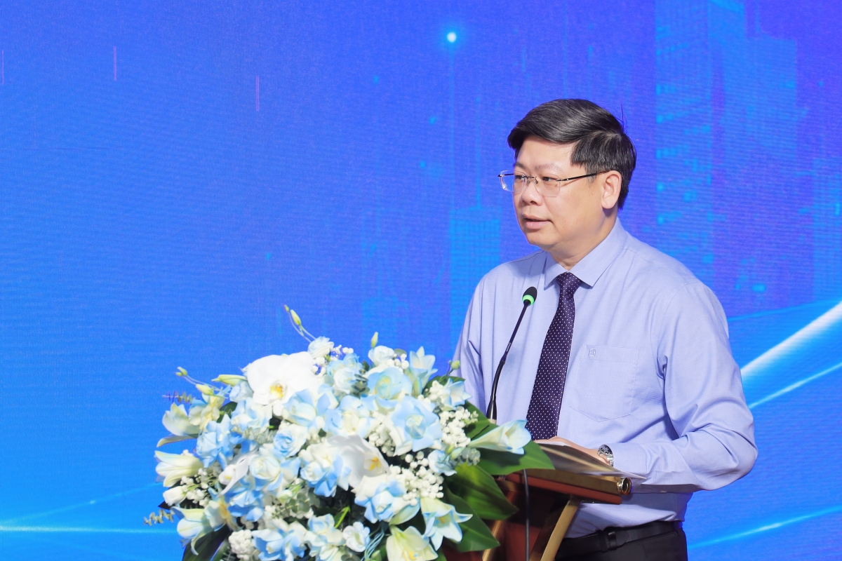  PGS.TS Hoàng Hữu Hạnh, Phó Cục trưởng Cục Chuyển đổi số quốc gia - Bộ Khoa học và Công nghệ. (Ảnh: BTC)
