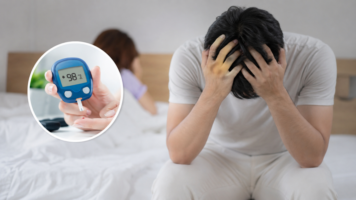 Tiểu đường có thể khiến rối loạn cương xuất hiện sớm hơn 10-15 năm (Ảnh: Internet)