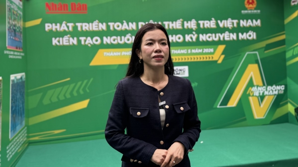 Bà Lê Bùi Thị Mai Uyên - Phó TGĐ Công ty TNHH Nestle Việt Nam (Ảnh: Thu Lương )