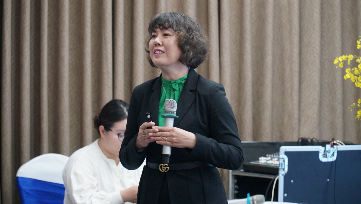 TS. Nguyễn Thị Mai Hữu, Trưởng ban Quản lý Đề án Ngoại ngữ Quốc gia
(Ảnh: ULIS)