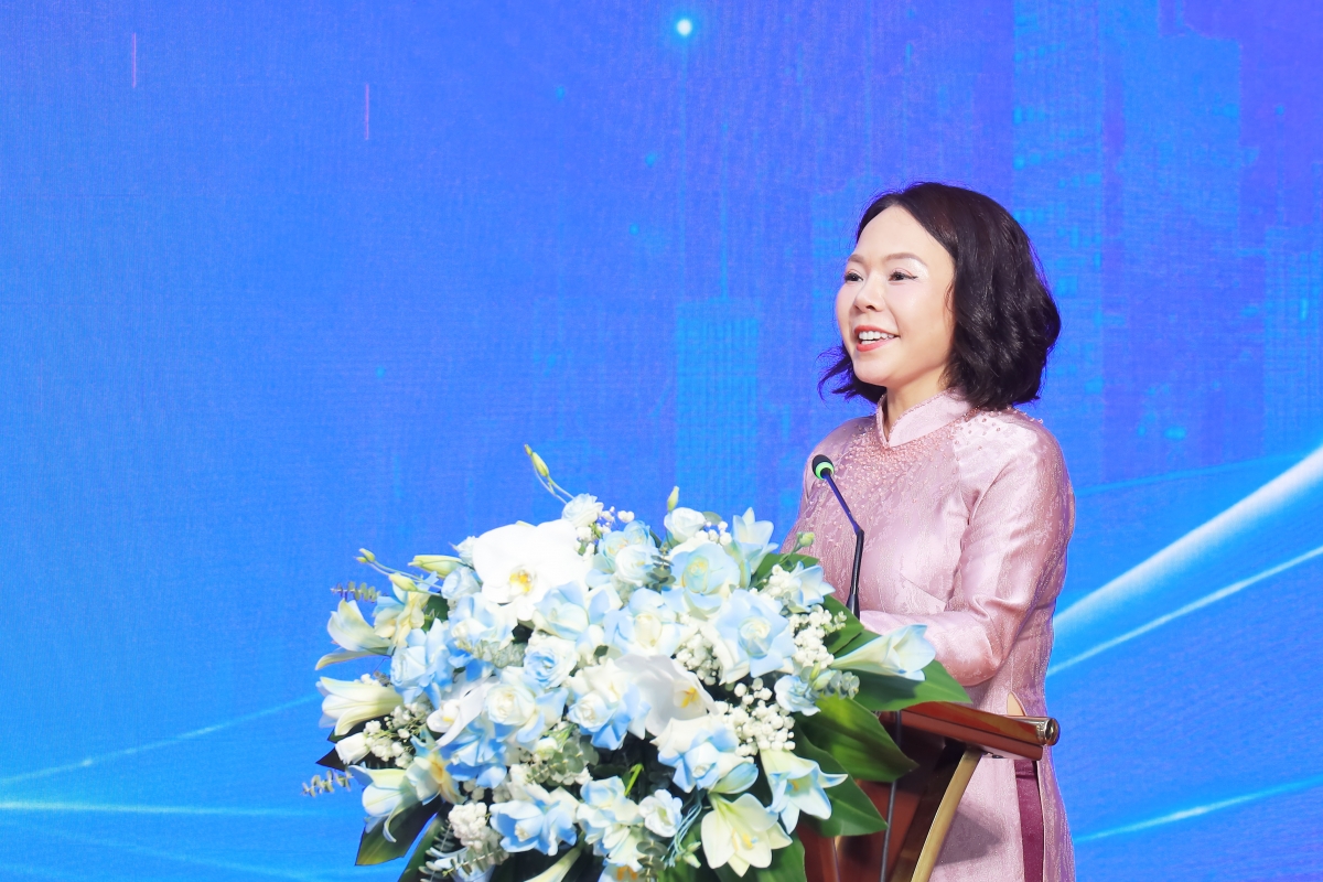 TS. Trịnh Thị Thu Hà - Hiệu trưởng Trường Cao đẳng Thương mại và Du lịch Hà Nội. (Ảnh BTC)
