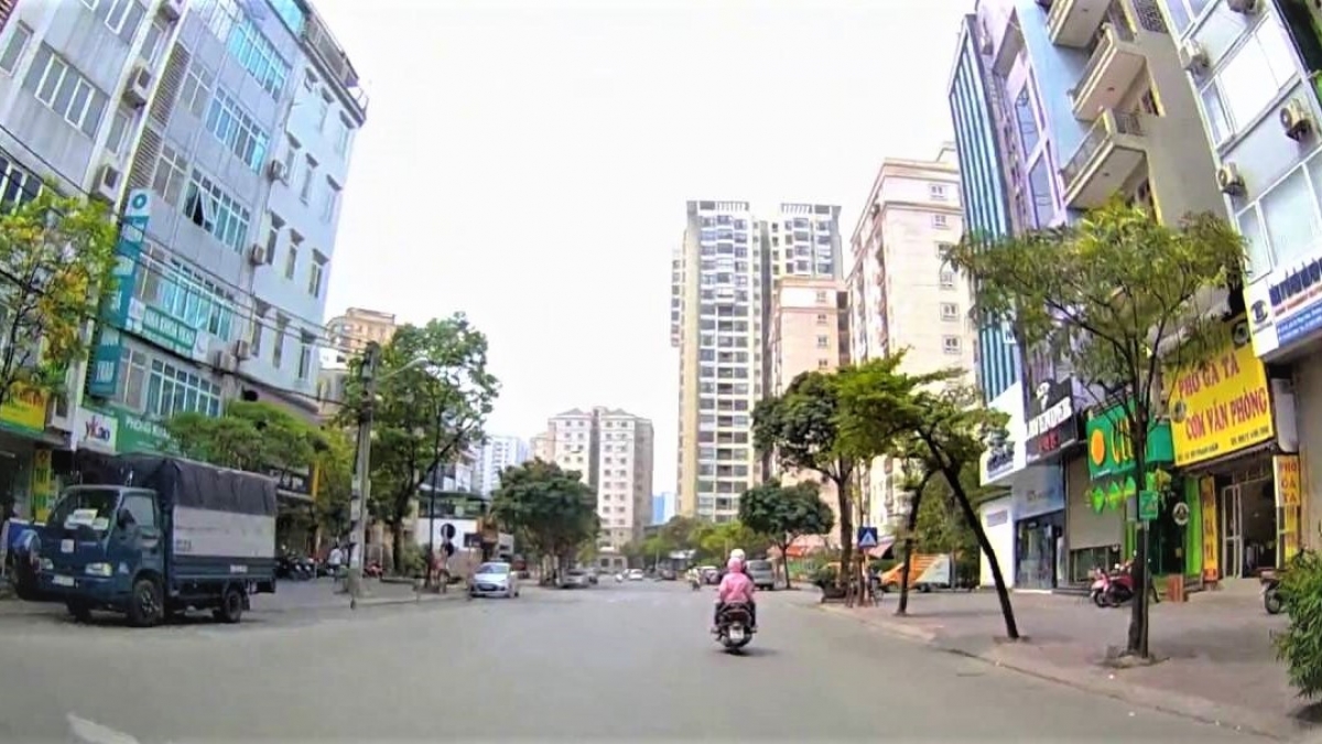 Con phố mang tên Vũ Phạm Hàm tại Hà Nội. Ảnh: hanoi.gov.vn
