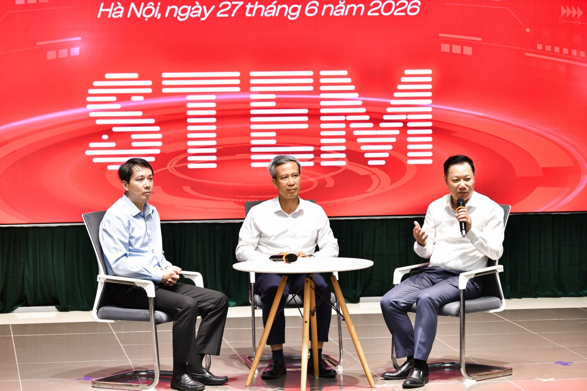 Hội thảo triển khai các chương trình và chính sách đào tạo nhân lực STEM. Ảnh BTC