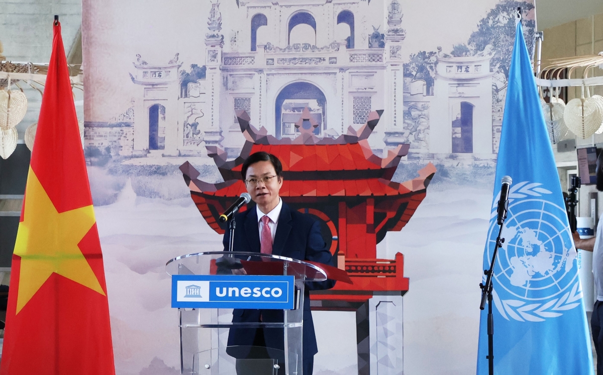 Thứ trưởng Bộ Ngoại giao, Chủ tịch Uỷ ban Quốc gia UNESCO Việt Nam Ngô Lê Văn. Ảnh: BTC