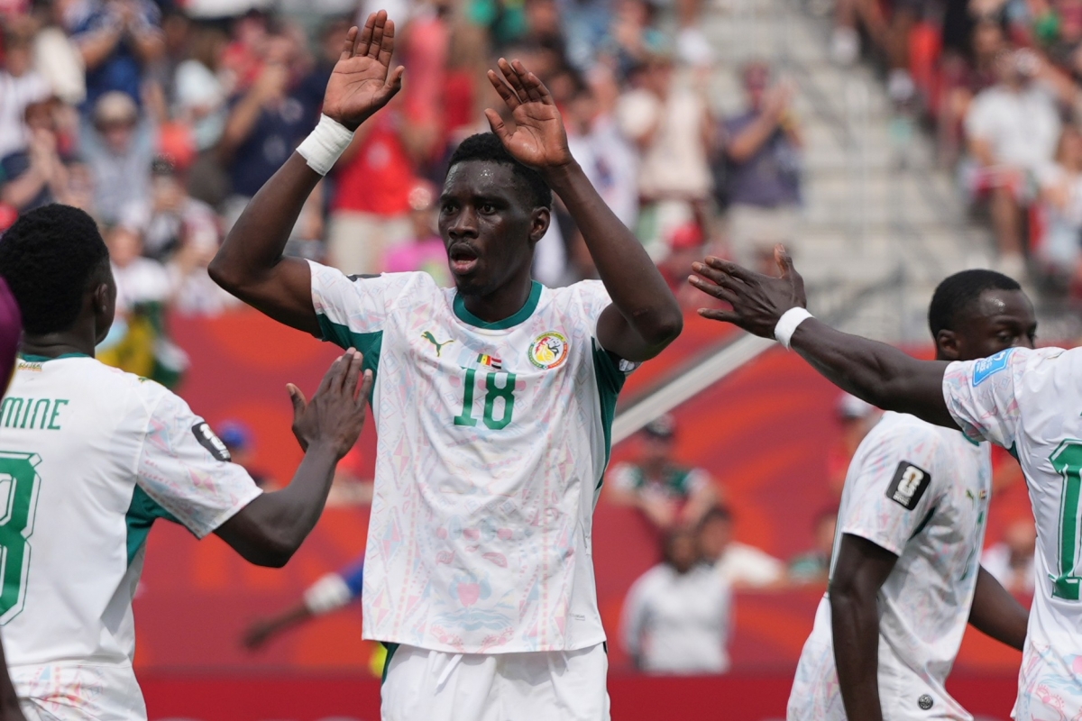 Senegal thi đấu hoàn toàn áp đảo trước Iraq (Ảnh: AP)