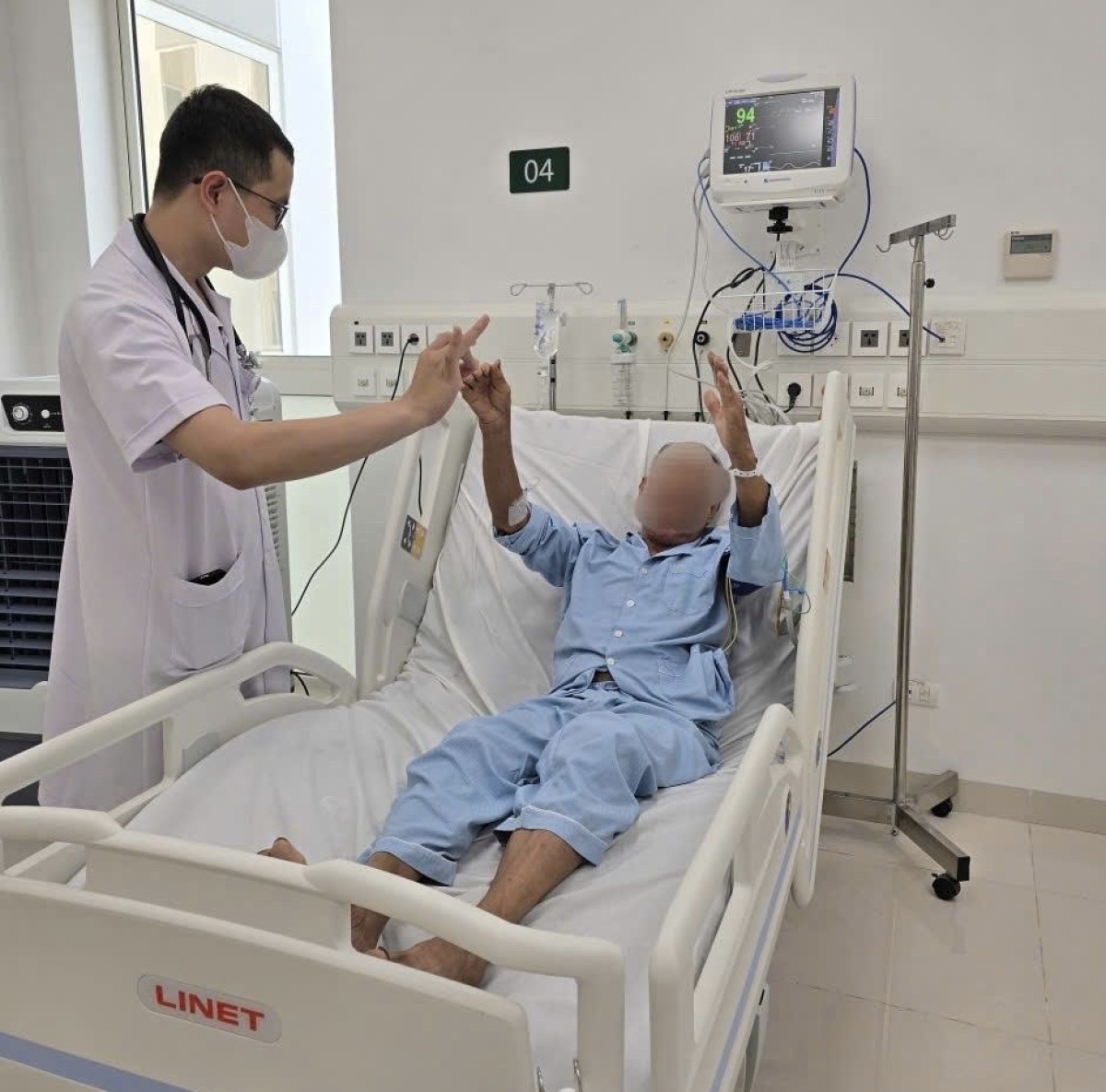 Bệnh nhân đột quỵ được cứu trong "thời gian vàng" (Ảnh: BVCC)
