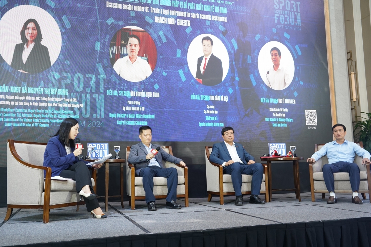 Diễn đàn kinh tế thể thao - sự kiện được Vietcontent phối hợp với Cục TDTT tổ chức thường niên
(ảnh: Vietcontent)