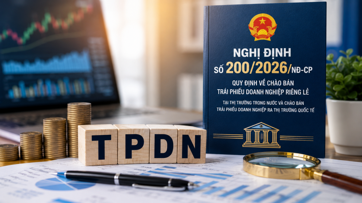 Nghị định 200/2026 quy định nhiều điểm mới về phát hành trái phiếu doanh nghiệp riêng lẻ.