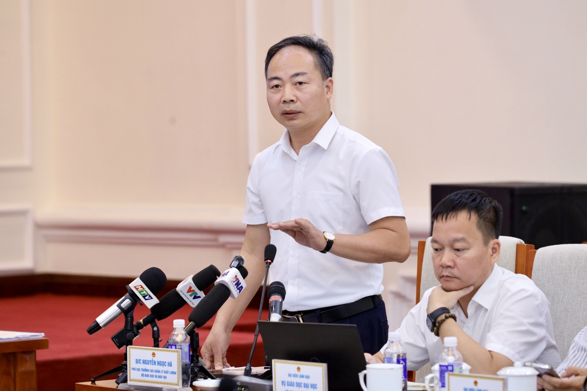 GS.TS Nguyễn Ngọc Hà, Phó Cục trưởng Cục Quản lý chất lượng, Bộ GD-ĐT
(Ảnh: moet)
