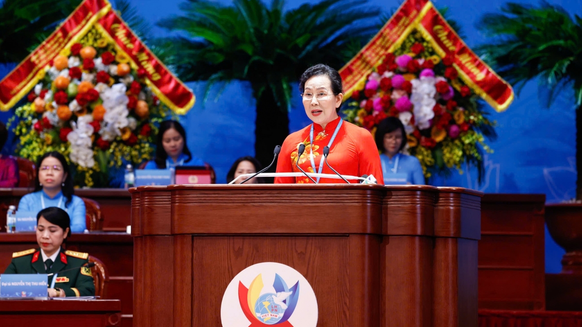 Bà Lê Thị Thủy, Ủy viên Trung ương Đảng, Chủ tịch Hội Liên hiệp Phụ nữ Việt Nam. Ảnh: Hội LHPNVN cung cấp
