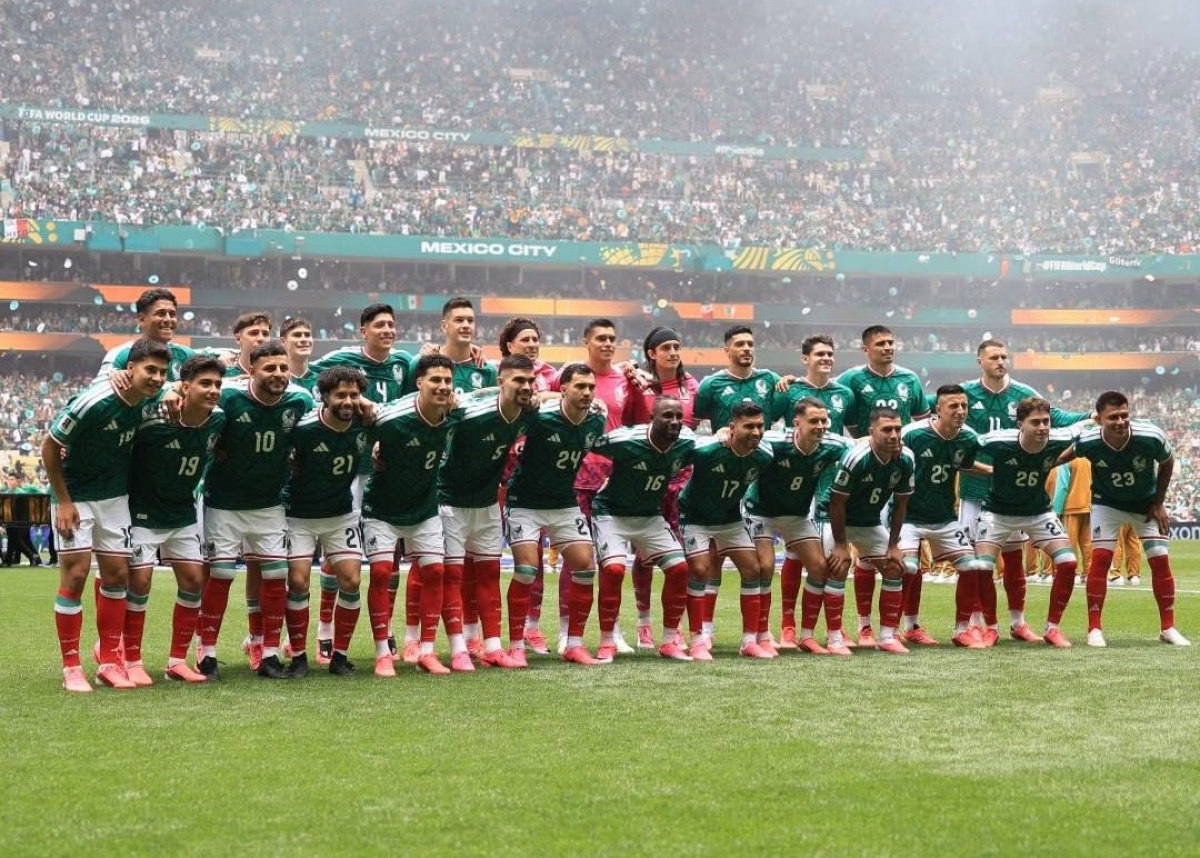 Đồng chủ nhà Mexico vượt lên dẫn đầu bảng A (Ảnh: LĐBĐ Mexico)