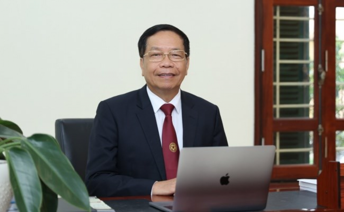 GSTS. NGND Trần Đức Viên - nguyên Chủ tịch Hội đồng trường Học viện Nông nghiệp Việt Nam (Ảnh : NVCC)