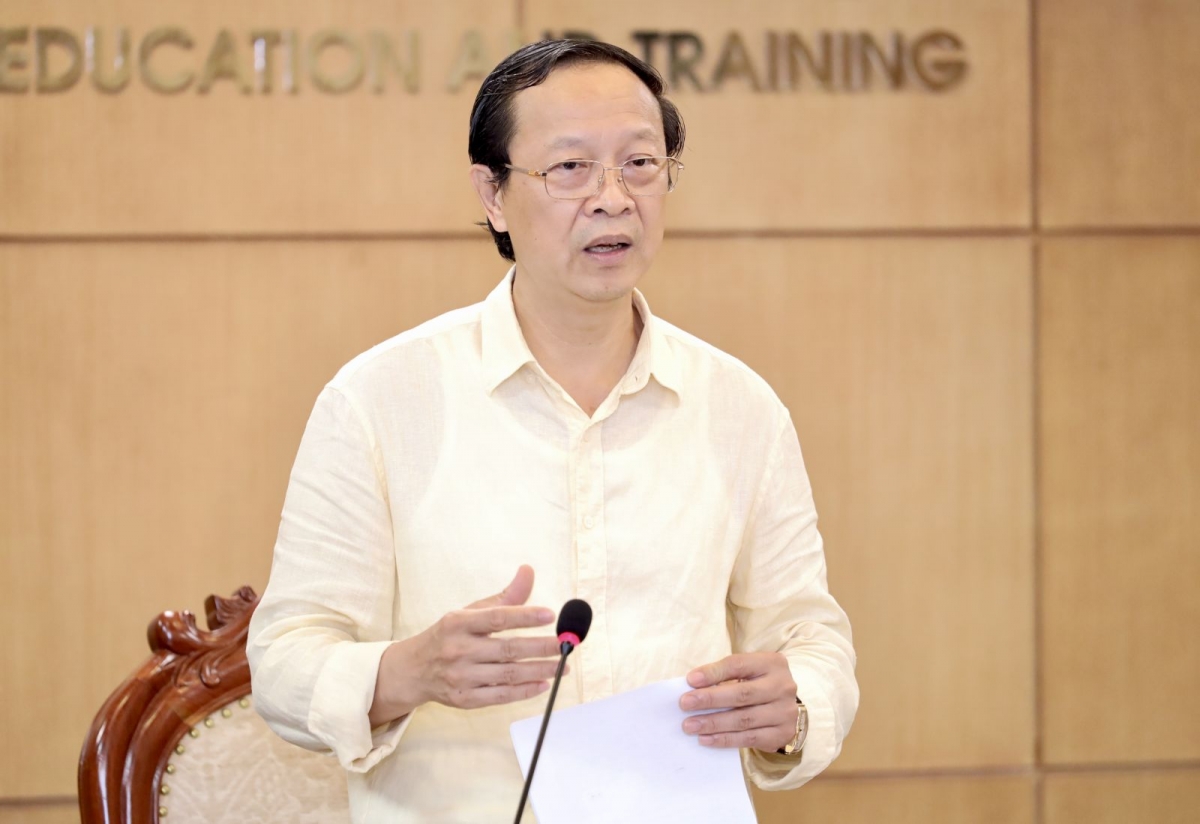 Thứ trưởng Thường trực Bộ GD-ĐT Phạm Ngọc Thưởng (Ảnh: moet)
