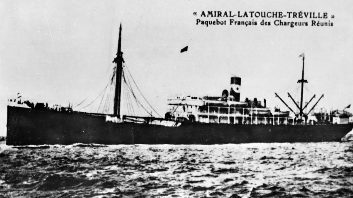 Tàu Amiral Latouche Treville đã đưa người thanh niên yêu nước Nguyễn Tất Thành ra đi tìm đường cứu nước từ Bến Nhà Rồng ngày 5/6/1911. Ảnh: TTXVN