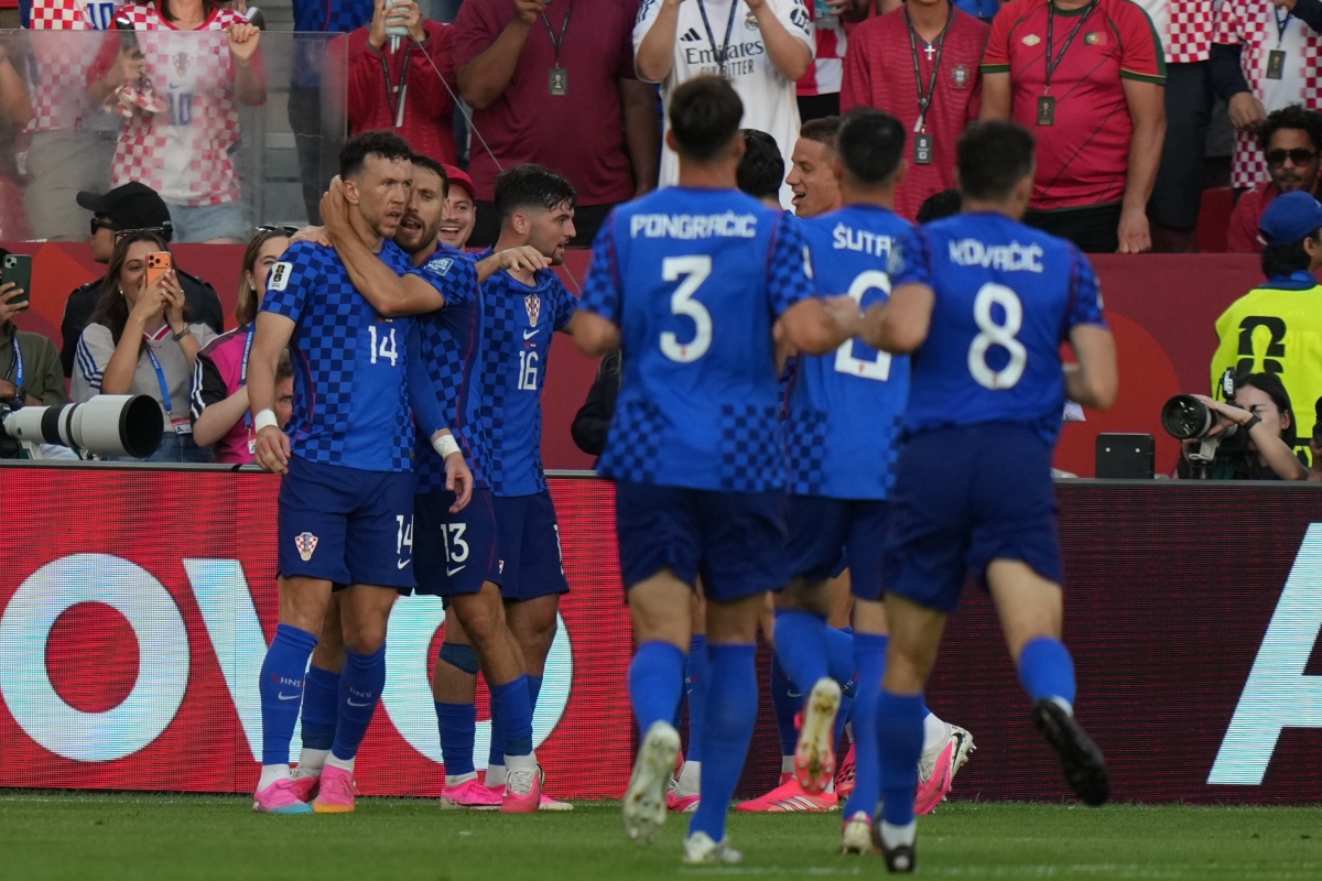 Ivan Perisic đưa Croatia vươn lên dẫn trước ở phút 53 (Ảnh: AP)