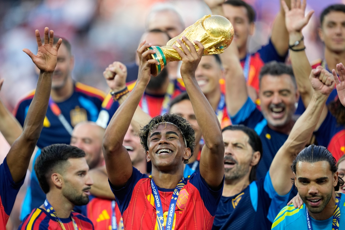 Các cầu thủ Tây Ban Nha thâu tóm hầu hết các danh hiệu cá nhân tại World Cup 2026 (Ảnh AP)