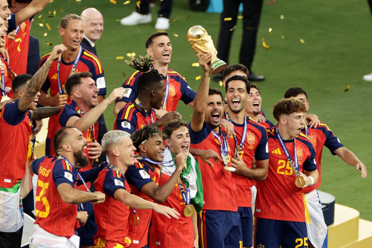 Đội tuyển Tây Ban Nha vô địch World Cup 2026 (Ảnh AP)