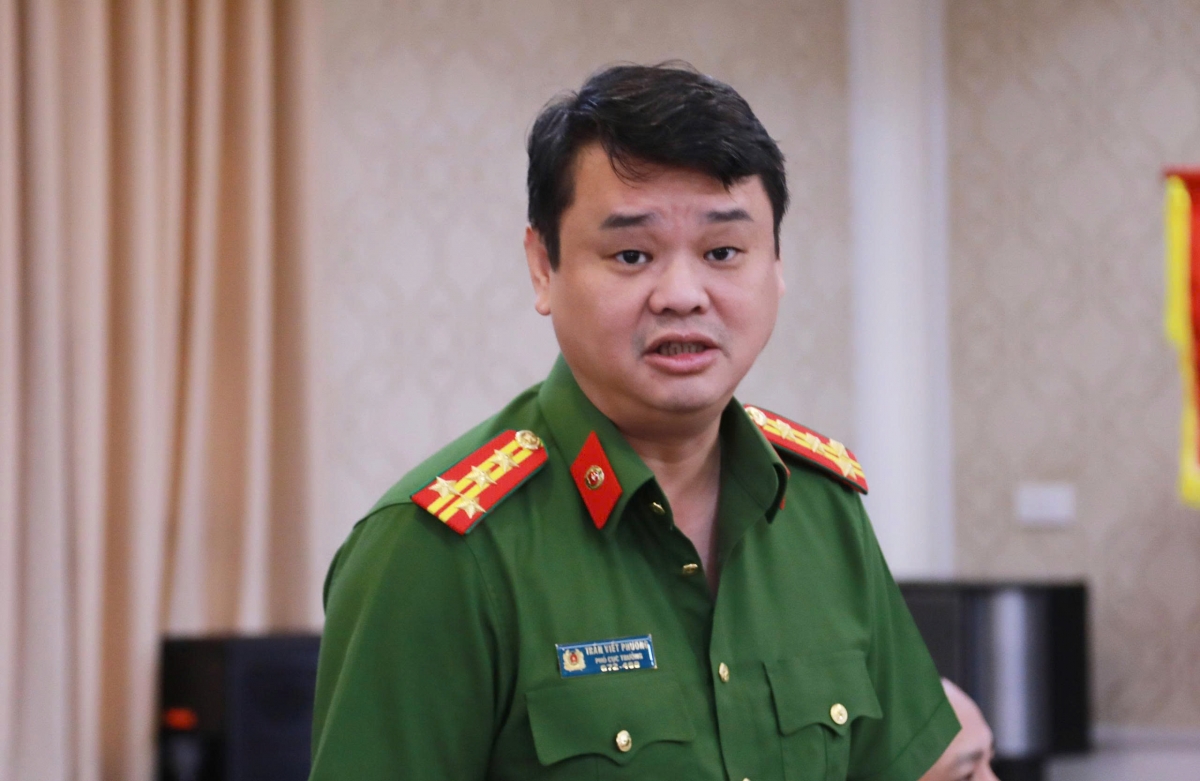 Đại tá Trần Viết Phương - Phó Cục trưởng Cục Cảnh sát phòng chống tội phạm về môi trường, Bộ Công an. Ảnh: Báo Công an nhân dân