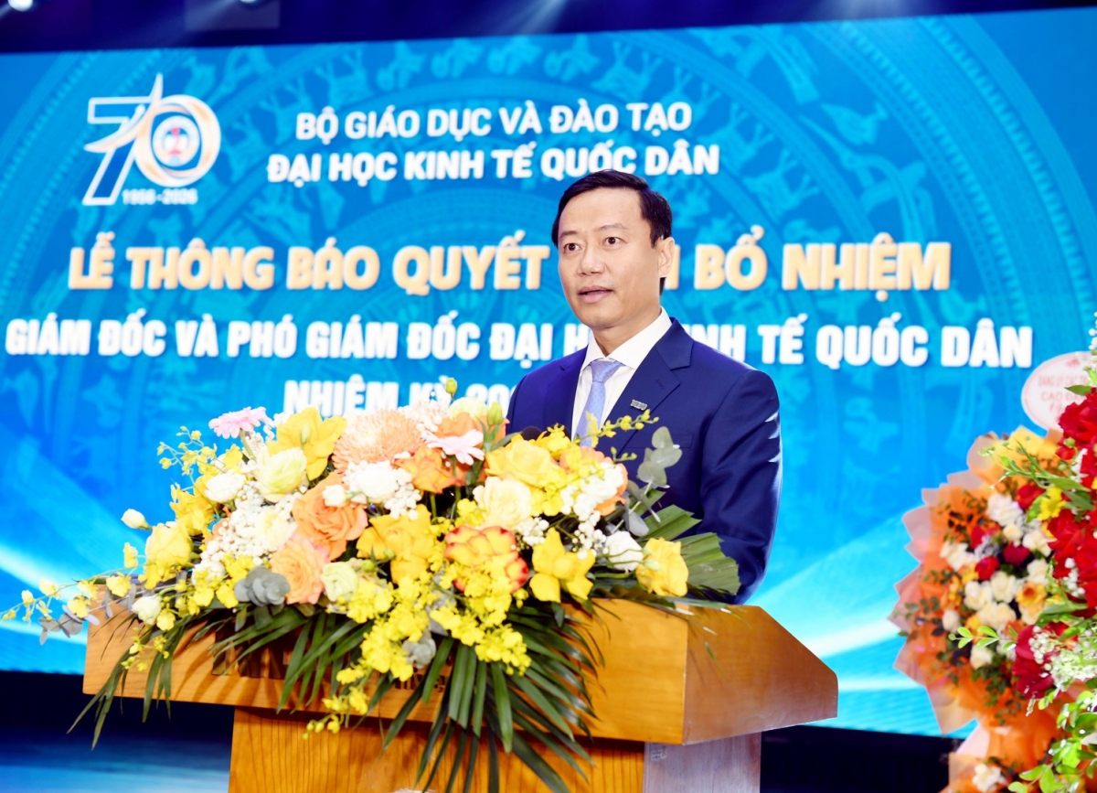 PGS.TS Bùi Đức Thọ- Tân Giám đốc Đại học Kinh tế Quốc dân ( Ảnh : NEW)