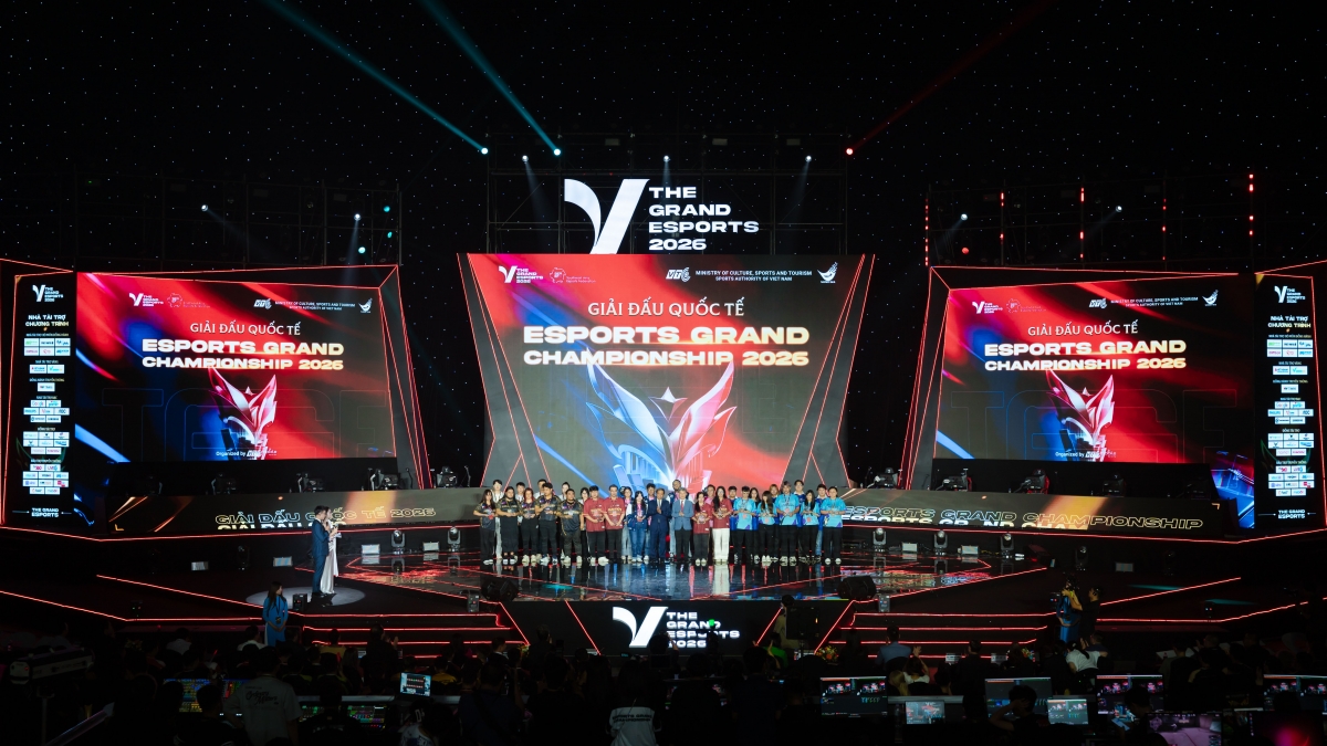 Vinh danh các nhà vô địch Cúp Thể thao điện tử Quốc gia và Esports Grand Championship (ảnh: BTC)