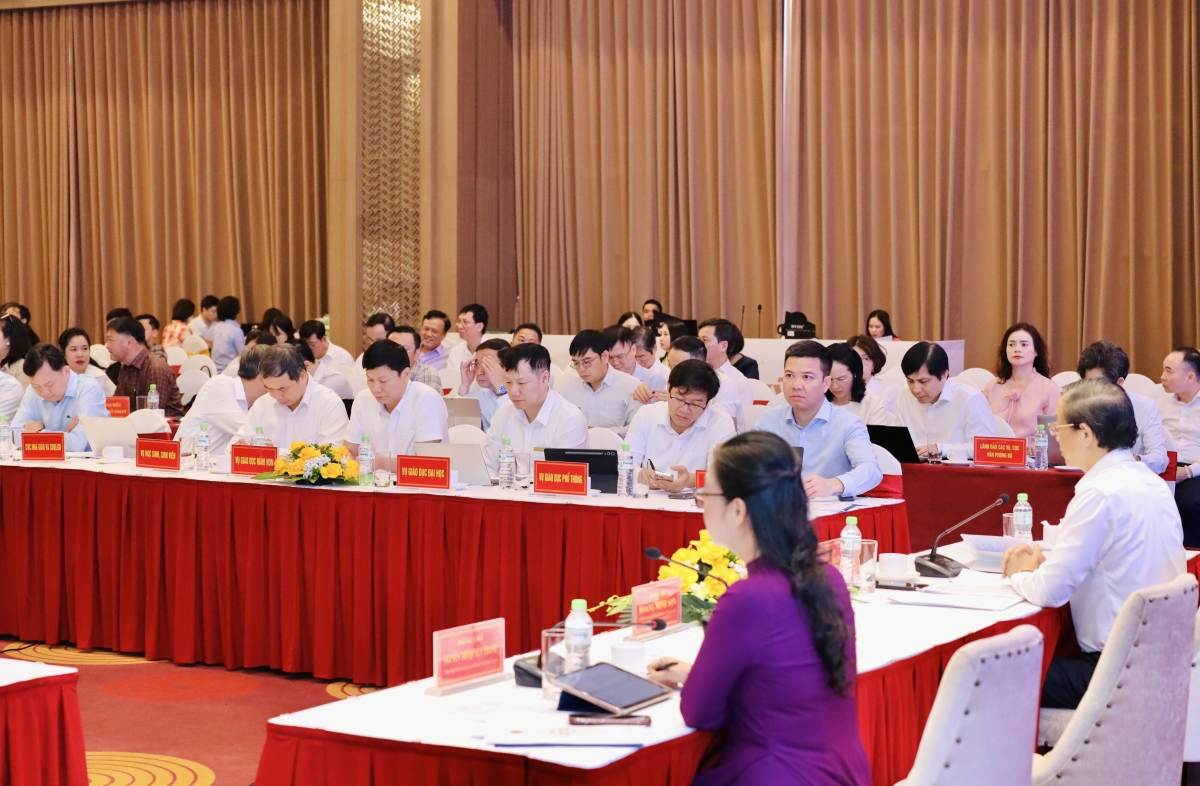Hội nghị Giám đốc Sở GD-ĐT năm 2026 tại Phú Thọ sáng nay (24/7). Ảnh: BTC