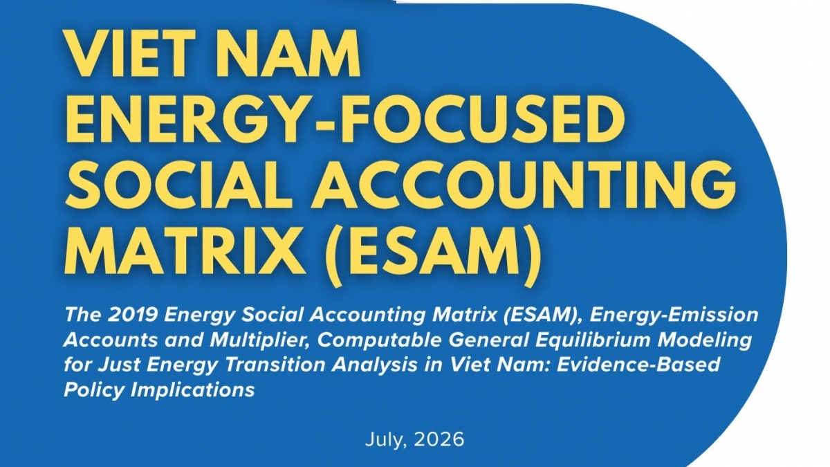 Bộ công cụ là Ma trận hạch toán xã hội về năng lượng. Ảnh UNDP