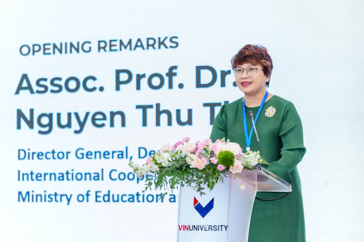 PGS.TS Nguyễn Thu Thủy, Cục trưởng Cục Hợp tác quốc tế, Bộ GD-ĐT. Ảnh: BTC