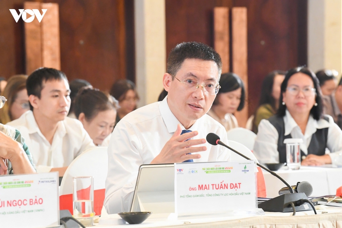 Ông Mai Tuấn Đạt – Phó Tổng Giám đốc Tổng Công ty Lọc hóa dầu Việt Nam (Ảnh: VOV.VN)