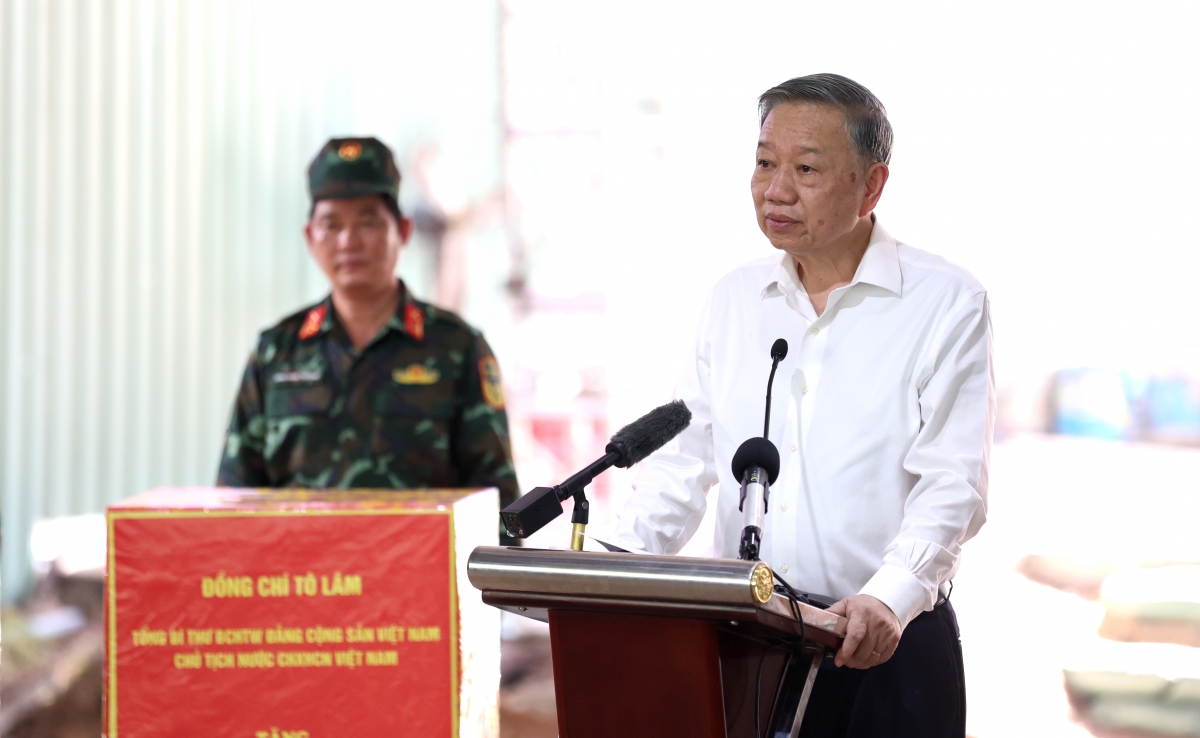 Tổng Bí thư, Chủ tịch nước Tô Lâm phát biểu
