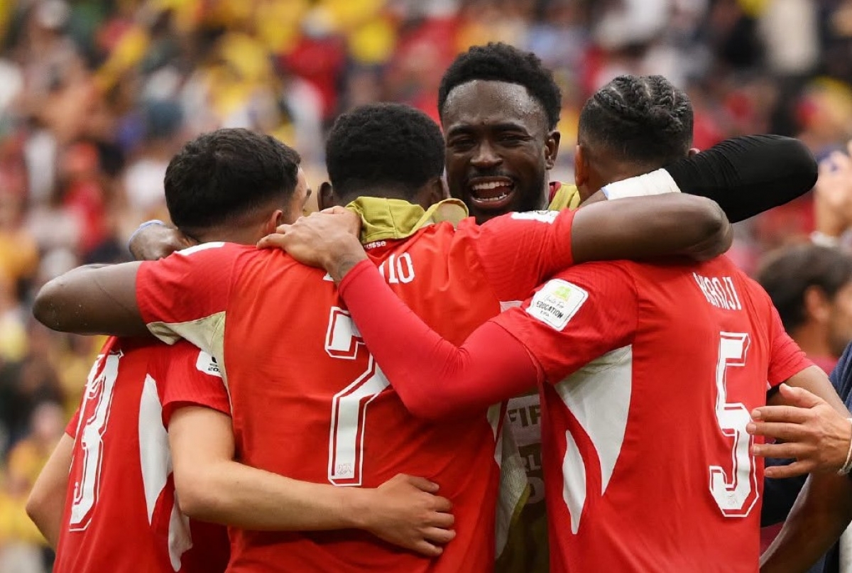 Thụy Sỹ lọt vào top 8 World Cup 2026 (Ảnh: FIFA)