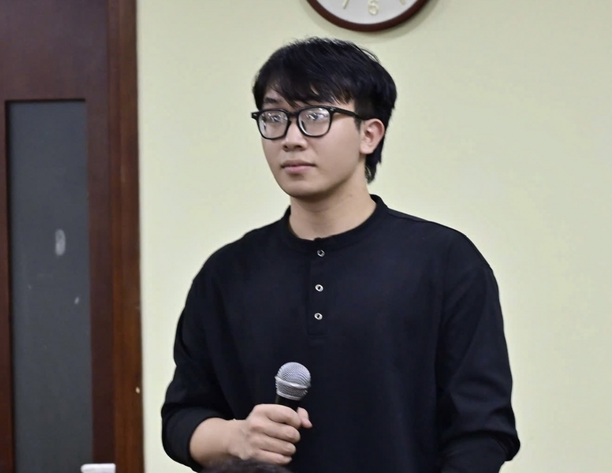 Trần Vũ Anh Tuấn, sinh viên Trường ĐH Thủy lợi: “Thành ngữ so sánh là một dấu ấn riêng trong cách nói của người Việt” (Ảnh: NVCC)