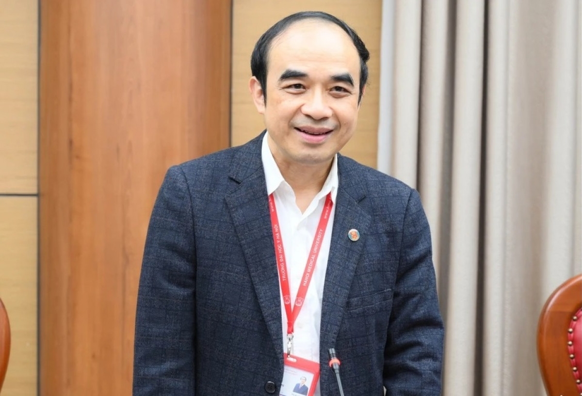 Giáo sư, Tiến sĩ Nguyễn Hữu Tú - Hiệu trưởng Trường Đại học Y Hà Nội ( Ảnh : ĐH Y Hà Nội )