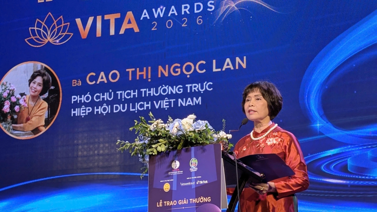Bà Cao Thị Ngọc Lan, Phó Chủ tịch Thường trực Hiệp hội Du lịch Việt Nam. Ảnh: Lina Vũ Mai