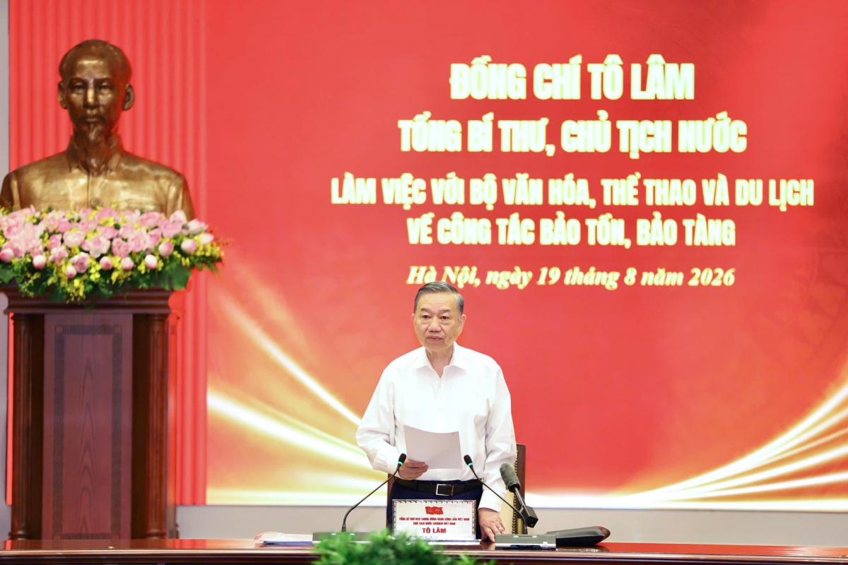 Tổng Bí thư, Chủ tịch nước yêu cầu phải xử lý dứt điểm những bất cập, dự án kéo dài và từng bước làm giàu các bộ sưu tập quốc gia. (Ảnh: bvhttdl.gov.vn)