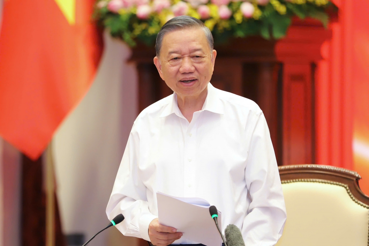 Tổng Bí thư, Chủ tịch nước Tô Lâm nhấn mạnh, công tác bảo tồn, bảo tàng là vấn đề có ý nghĩa văn hóa, lịch sử, khoa học, xã hội rất sâu sắc; là nguồn cội của dân tộc từ ngày xưa, hôm nay và mai sau. (Ảnh: bvhttdl.gov.vn)