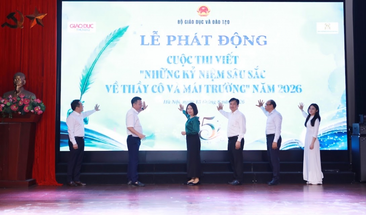 Các đại biểu dự lễ phát động Cuộc thi. (Ảnh: MOET)