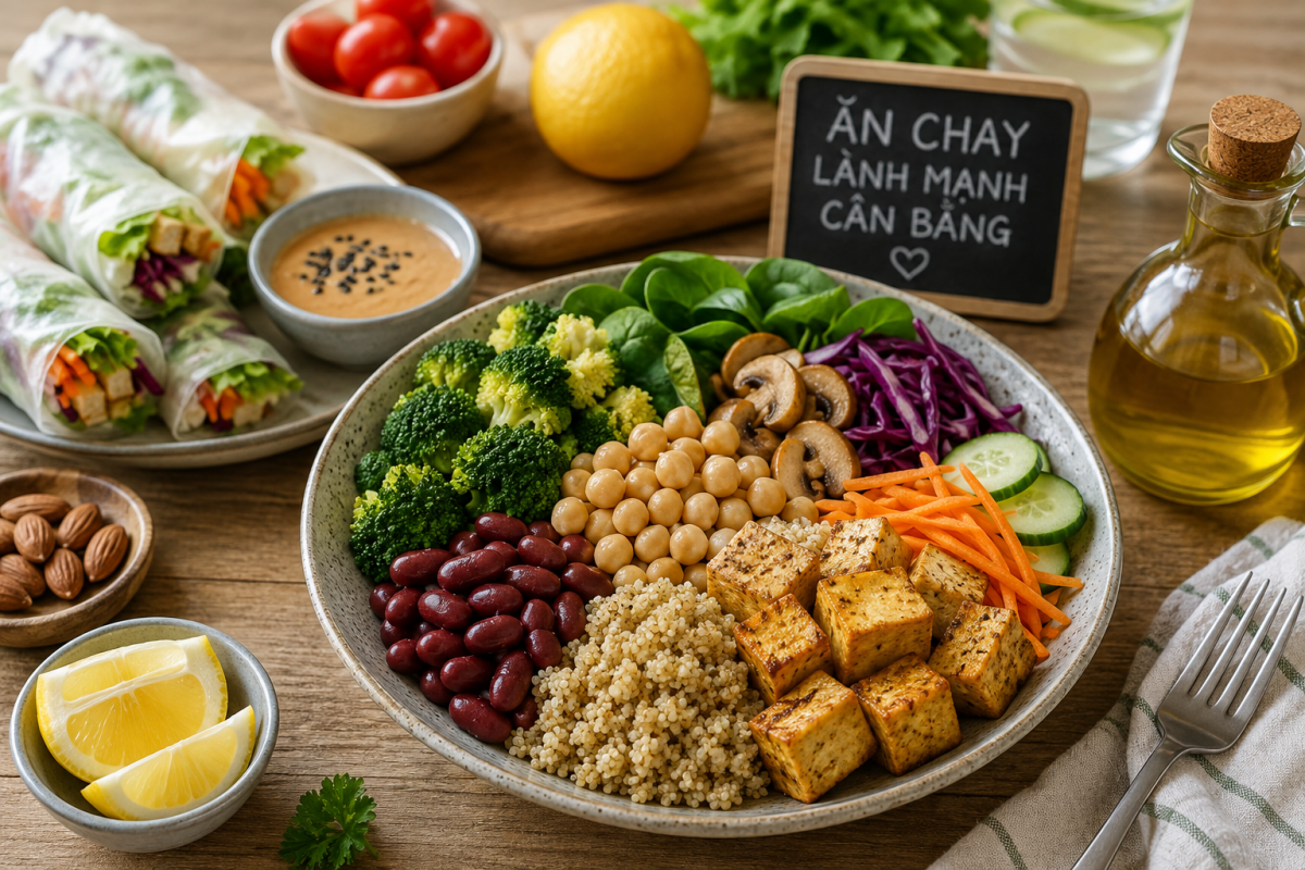 Lựa chọn thực phẩm đa dạng, chế biến hợp lý và khẩu phần cân đối
(Hình minh họa AI)