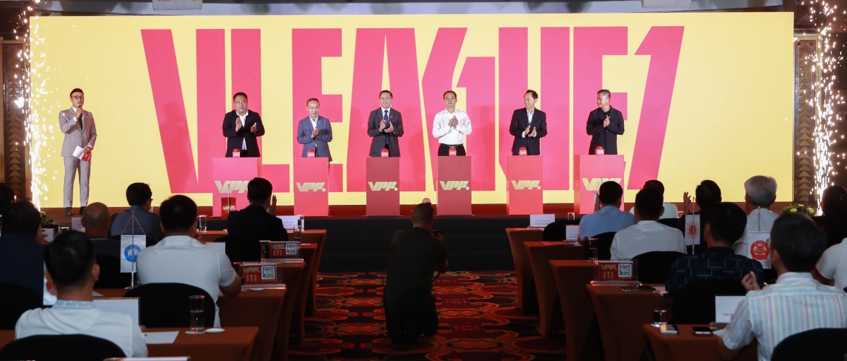 Bộ nhận diện thương hiệu mới của Giải bóng đá Vô địch Quốc gia LPBank 2026/27 (Ảnh BTC)