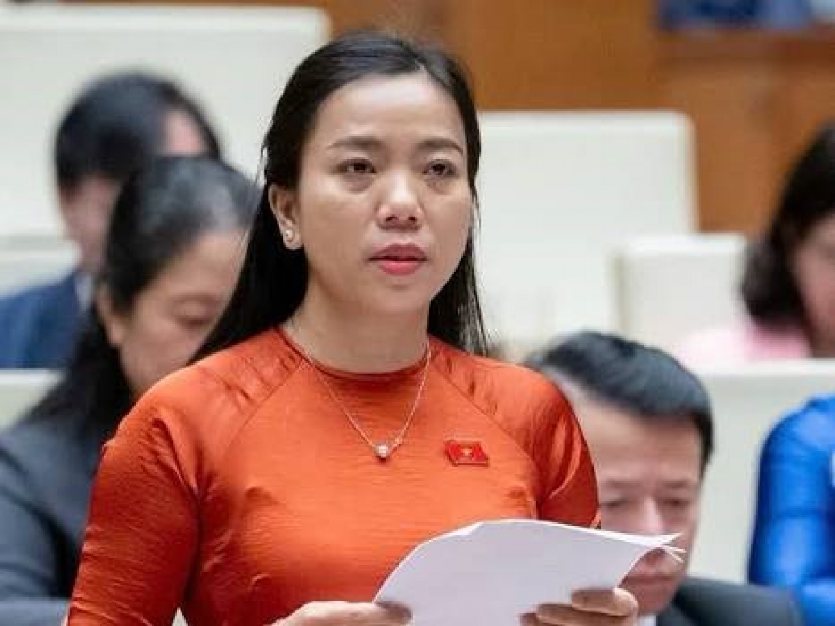 Đại biểu Triệu Thị Ngọc Diễm (ĐBQH thành phố Cần Thơ). (Ảnh: Quốc hội)