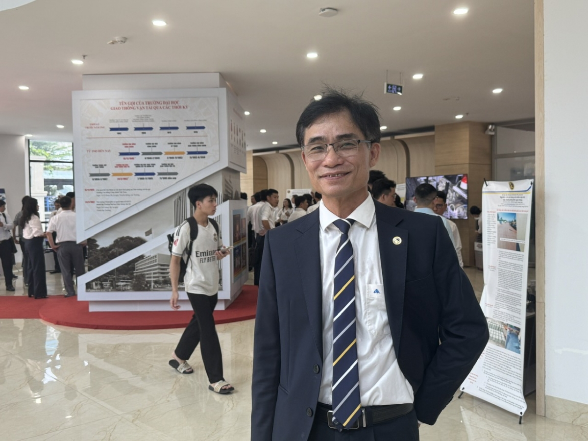 PGS.TS. Lê Hoài Đức – Phó Hiệu trưởng Trường ĐH Giao thông vận tải (Ảnh: Thu Lương VOV2)