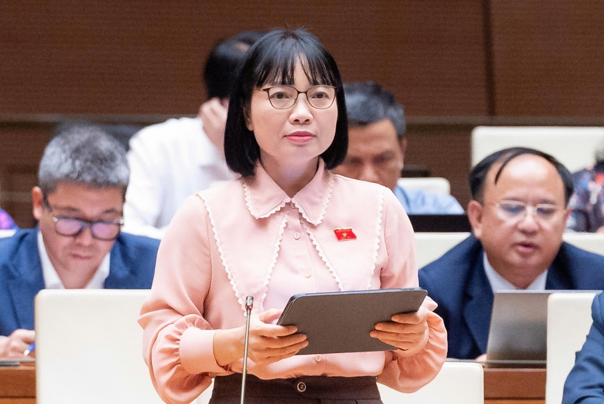 Đại biểu Nguyễn Thị Việt Nga (Đoàn ĐBQH thành phố Hải Phòng) (Ảnh: Quốc hội)